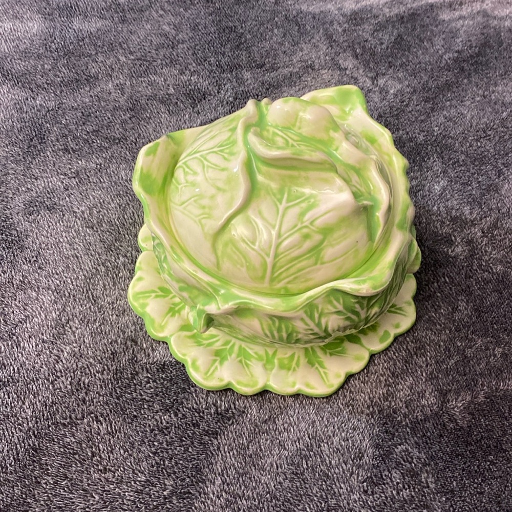 Vtg Holland Mold Ceramic Cabbage
